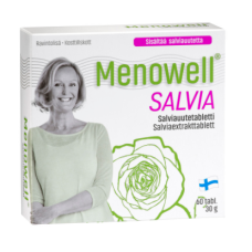 Таблетки с экстрактом шалфея при менопаузе Menowell Salvia 60 тaбл