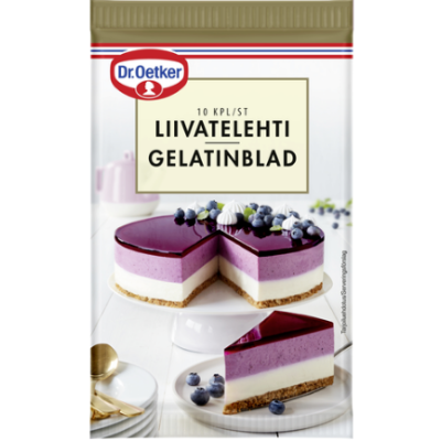 Желатин Dr. Oetker Liivatelehti 10 шт