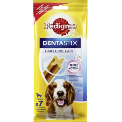 Лакомство для собак Pedigree Dentastix Medium 180г