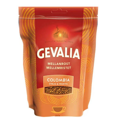 Кофе растворимый Gevalia Colombia 200 г в мягкой упаковке