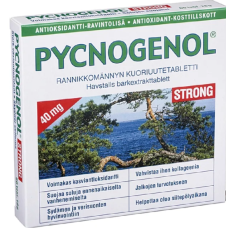 Таблетки с экстрактом коры прибрежной сосны Pycnogenol strong 60 таб 