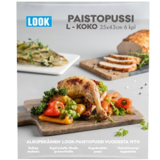 Большие пакеты для запекания мяса и куры Look Paistopussi 35X43см 6шт