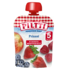 Фруктовое пюре Piltti Prince 90г с 5 месяцев