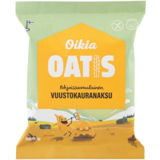 Овсяные чипсы Oikia Oatis Vuustokauranaksu с ароматом сыра 100г