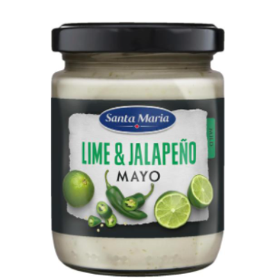 Соус со вкусом лайма и халапеньо Santa Maria Lime Jalapeno Mayo 140г