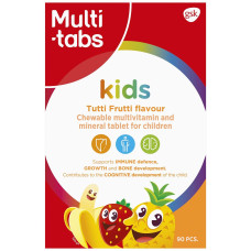 Поливитамины для детей Multi-Tabs Kids вкус - тутти фрутти 90 шт