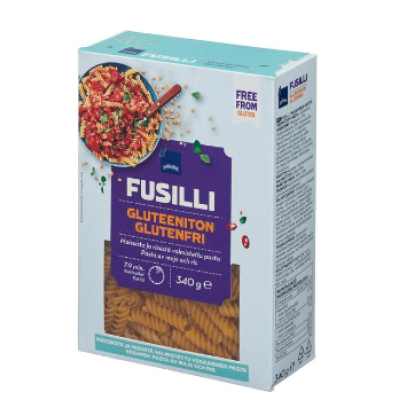 Паста Rainbow Fusilli из кукурузы и риса без глютена 340 г