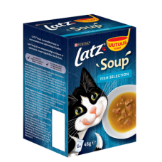 Суп для кошек LATZ Soup Fish Selection 6х48г треска