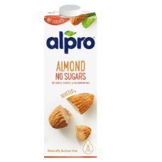 Миндальное молоко Alpro No Sugars 1л без сахара