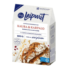 Смесь муки для хлеба  Fazer Leipurit Kaura-karpalo 600г овсянка клюква 