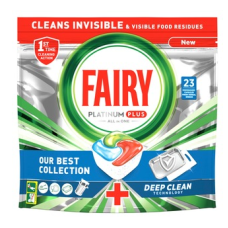 Таблетки для посудомоечной машины Fairy Platinum Plus All in One Deep Clean 23шт