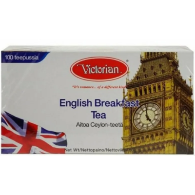 Чай Victorian English Breaksfast 100 шт черный