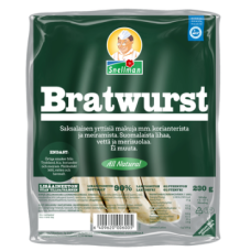 Колбаски для гриля Snellman Bratwurst 230г