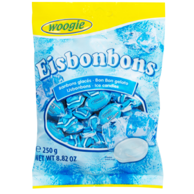 Леденцы с освежающим вкусом Woogie Eisbonbons 250г