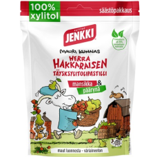 Ассорти пластинок с ксилитом Jenkki Herra Hakkarainen Mansikka & Paaryna 150г клубника груша