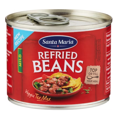 Фасоль пинто с луком и специями Santa Maria Tex Mex Refried Beans 215г