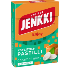 Жевательная пастилка с ксилитом Yankee Enjoy Caramel Mint 50г