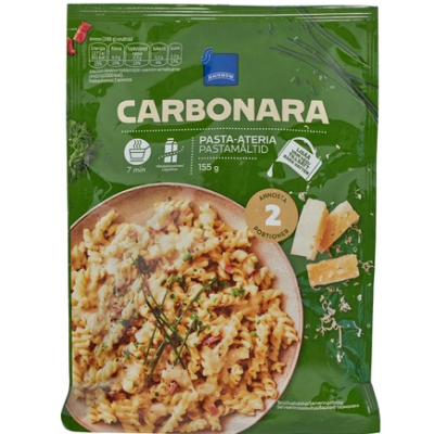 Паста карбонара Rainbow Carbonara 155г 2 порции