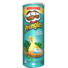 Чипсы Pringles Sour Cream & Herbs 200 г сметана и лук