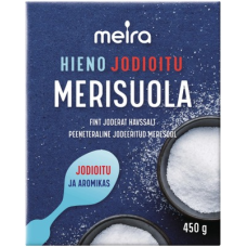 Йодированная морская соль Meira Merisuola Hieno Jodioitu 450г