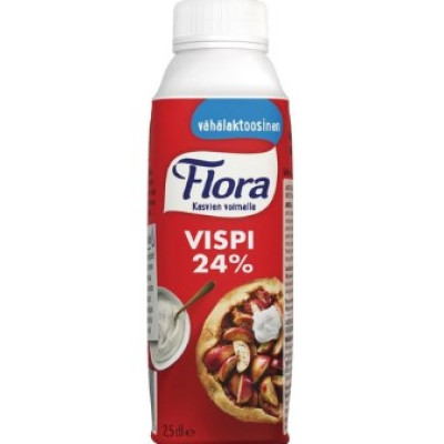 Cливки Flora Vispi 24% 250мл