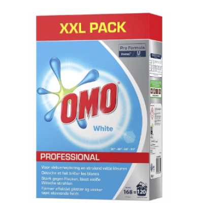 Стиральный порошок для белого белья Omo Professional White 120 стирок /8,4 кг