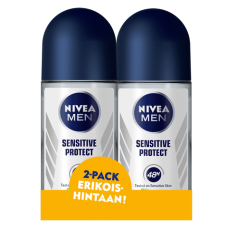 Шариковый антиперспирант NIVEA MEN Sensitive Protect 2x50мл 