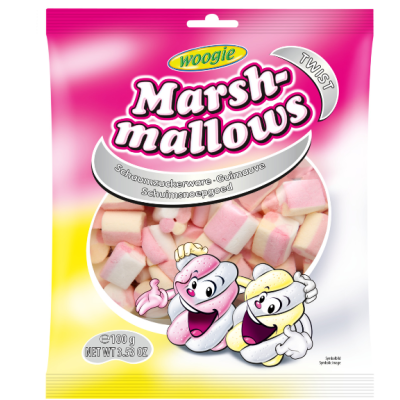 Маршеллоу  Woogie Marshmallows Twist 100г