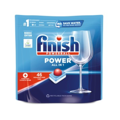 Таблетки для ПММ Finish Power All-in-1 46шт