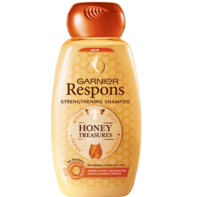 Укрепляющий шампунь для слабых волос Garnier Respons Honey Treasures 250мл