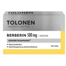 Таблетки Tri Tolonen Berberin+kromi 120 таб