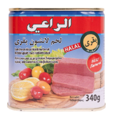 Ветчина из говядины Al Raii Mortadella 340г в ж/б