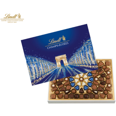 Подарочная коробка конфет пралине Lindt CHAMPS ELYSEES 469г Елисейские поля