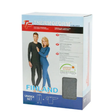 Термобелье THERMOFORM Finland Plain Alusasusetti Harmaaa размер 3XL