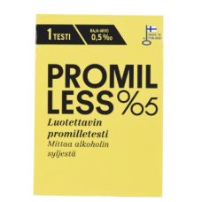 Тест на алкоголь в крови Promilless promilletesti %5 одноразовый 0,5 1шт