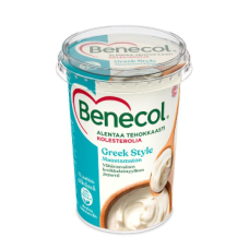 Йогурт в греческом стиле без вкусовых добавок Benecol 450 г для снижения уровня холестерина