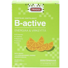 Шипучие витамины Friggs B-Active Vahva B-Vitamiini Poretabletti  3X20 шт