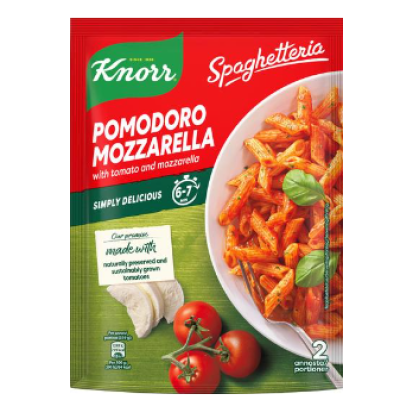 Паста с помидорами и моцареллой Knorr Spaghetteria Tomaatti-mozzarella 163г 2 порции