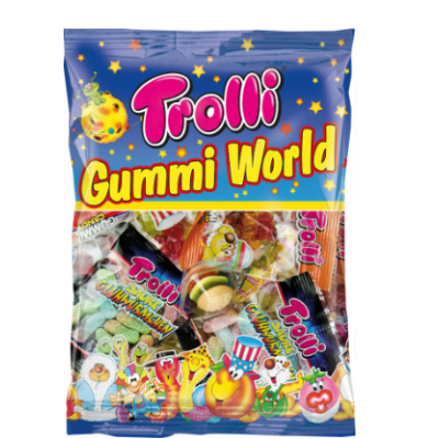 Ассорти жевательных конфет Trolli Gummi World 230г