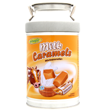 Конфеты коровка WOOGIE Milk Caramels 250г в бидоне 