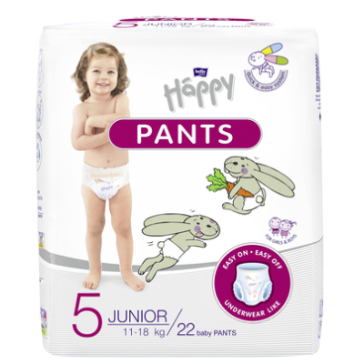 Подгузники Bella HAPPY Pants Junior 5 размер 11-18кг 22шт 