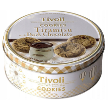 Печенье Jacobsens Tivoli Tiramisu with Dark Chocolate 150г в ж/б со вкусом тирамису