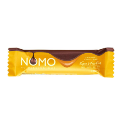 Шоколадный батончик Nomo Vegan & Free From Caramel Light Cocoa Candy 38г для веганов