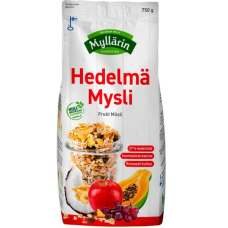 Фруктовые мюсли Myllarin Hedelmamysli 750г