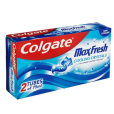 Зубные пасты Colgate Max Fresh Cooling Crystals 2x75мл