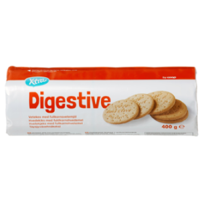 Печенье X-Tra Digestive 400г  из цельнозерновой муки