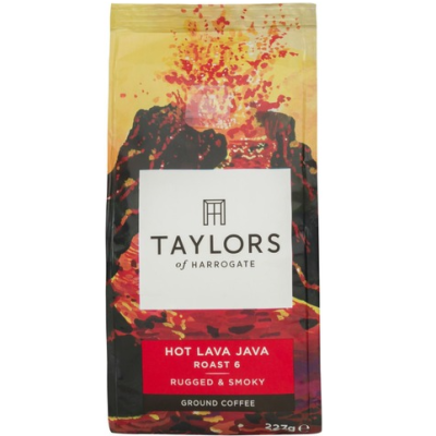 Кофе молотый Taylors Hot Lava Java 227г Горячая Лава Явы темной обжарки