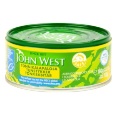 Тунец в масле John West Msc Tonnikalapalat Oljyssa 160/112г