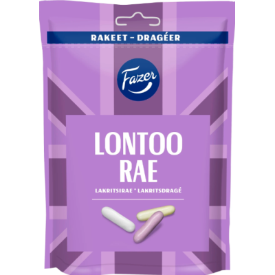 Конфеты с лакрицей Fazer London Rae 175 г