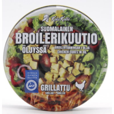 Готовые кусочки курицы Kala-Kallen Grillattu broilerikuutio 215г в ж/б